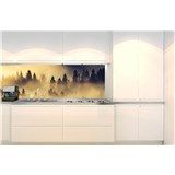Samolepící tapety za kuchyňskou linku svítání v mlze rozměr 180 cm x 60 cm