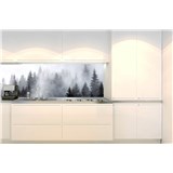 Samolepící tapety za kuchyňskou linku les v mlze rozměr 260 cm x 60 cm - POSLEDNÍ KUSY