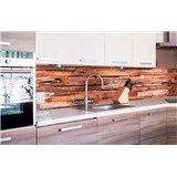 Samolepící tapety za kuchyňskou linku dřevěná stěna rozměr 260 cm x 60 cm - POSLEDNÍ KUSY