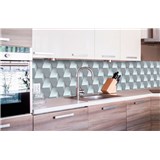 Samolepící tapety za kuchyňskou linku 3D kostky rozměr 260 cm x 60 cm - POSLEDNÍ KUSY