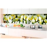 Samolepící tapety za kuchyňskou linku tulipány rozměr 350 cm x 60 cm - POSLEDNÍ KUSY