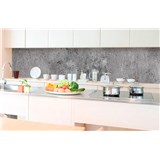 Samolepící tapety za kuchyňskou linku beton šedý rozměr 350 cm x 60 cm - POSLEDNÍ KUSY