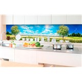 Samolepící tapety za kuchyňskou linku rozkvetlý strom rozměr 350 cm x 60 cm - POSLEDNÍ KUSY
