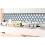 Samolepící tapety za kuchyňskou linku 3D kostky rozměr 350 cm x 60 cm - POSLEDNÍ KUSY