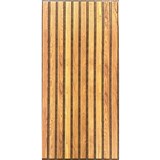 Samolepící PVC 3D panely rozměr 60 x 30 cm, lamely hnědé