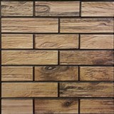 Samolepící PVC 3D panely rozměr 30 x 30 cm, obklad dřevo s černou spárou