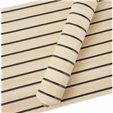 Samolepící panely na zeď lamely na pěnovém podkladu světle hnědé rozměr 270 x 48,5 cm