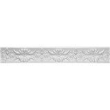 Polystyrenové dekorativní lišty, rozměr 1000 x 45 x 90 mm, bílá s ornamenty