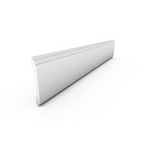 Podlahová lišta soklová EXCLUSIVE W-11, 200 x 1,1 x 8 cm