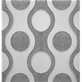 Stropní panely 3D XPS CHAINS černo-šedý rozměr 50 x 50 cm
