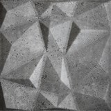 Stropní panely 3D XPS DIAMANT BETON tmavě šedý 50 x 50 cm