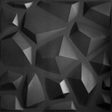 Stropní panely 3D XPS Mars černý rozměr 50 x 50 cm