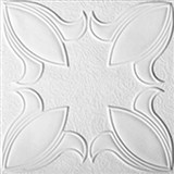 Stropní panely 3D EPS IRIS Z bílý rozměr 50 x 50 cm
