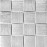 Stropní panely 3D EPS WELLE S bílý rozměr 50 x 50 cm
