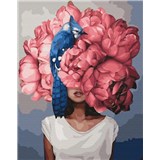 Malování podle čísel pivoňky Amy Judd rozměr 40 x 50 cm