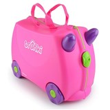 Dětský kufr TRUNKI na kolečkách růžovo-fialový