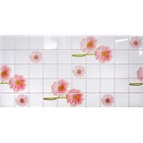 Obkladové 3D PVC panely rozměr 955 x 480 mm květy gerbery