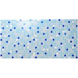 Obkladové panely 3D PVC rozměr 955 x 480 mm mozaika modrá