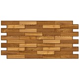 Obkladové panely 3D PVC rozměr 980 x 480 mm parkety hnědé