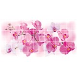 Obkladové 3D PVC panely rozměr 955 x 480 mm, tloušťka 0,2 mm, květy orchideje- POSLEDNÍ KUSY