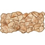 Obkladové panely 3D PVC rozměr 955 x 480 mm pískovcový kámen jantarový