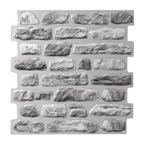Obkladové panely 3D PVC rozměr 473 x 473 mm ukládaný kámen šedý