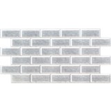 Obkladové panely 3D PVC rozměr 966 x 484 mm obklad bílý platan