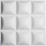 Obkladové panely 3D PVC Block rozměr 500 x 500 mm, tloušťka 1 mm,