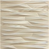 Obkladové panely 3D PVC RAMZES světle hnědý 500 x 500 mm, tloušťka 1 mm - POSLEDNÍ KUSY