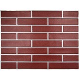 Obkladové panely 3D PVC rozměr 440 x 580 mm cihla červená se stříbrnou spárou