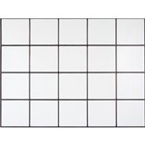 Obkladové panely 3D PVC rozměr 440 x 580 mm obklad malý s hnědou spárou