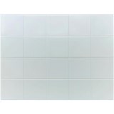 Obkladové panely 3D PVC rozměr 440 x 580 mm obklad malý bílý