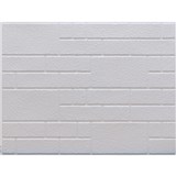 Obkladové panely 3D PVC rozměr 440 x 580 mm nepravidelný obklad strukturovaný bílý
