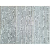 Obkladové panely 3D PVC rozměr 440 x 580 mm kamenný obklad šedý