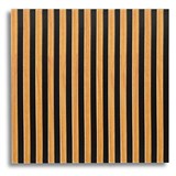 Samolepící panely na zeď lamely na pěnovém podkladu hnědé rozměr 66,5 x 66,5 cm