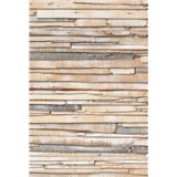 Vliesové fototapety bílené dřevo rozměr 124 cm x 184 cm - POSLEDNÍ KUSY