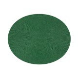 Jutové dekorativní prostírání na stůl RATAN oválné zelené - POSLEDNÍ KUSY