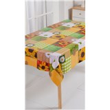 Ubrusy návin 20 m x 140 cm kopretiny a slunečnice - POSLEDNÍ METRY