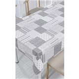 Ubrusy návin 20 m x 140 cm patchwork šedý