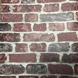 Vliesové tapety na zeď Brique 3D cihly červené s výraznou plastickou strukturou