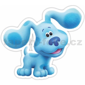 3D Pěnová dekorace na zeď Blue´s Clues and You modrý