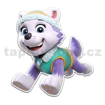 3D Pěnová dekorace na zeď Tlapková patrola Everest (Paw Patrol)