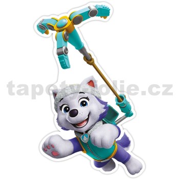 3D Pěnová dekorace na zeď Tlapková patrola Everest v akci (Paw Patrol)