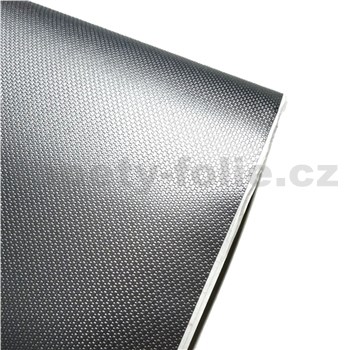 Samolepící fólie stříbrná mikrostruktura - 45 cm x 1,5 m (cena za kus)   AKCE