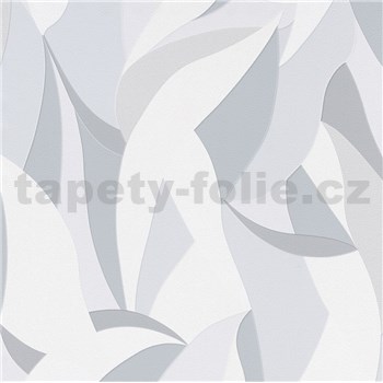 Vliesové tapety na zeď IMPOL ELLE 3 abstrakt světle šedý, bílý