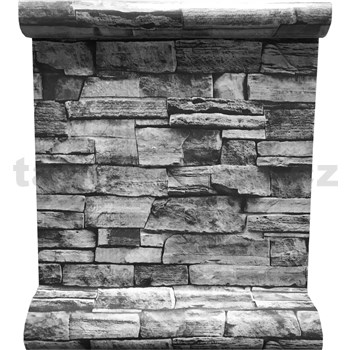 Samolepící tapety kámen šedý 45 cm x 10 m