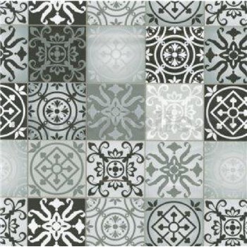 Samolepící fólie TILES BLACK AND WHITE - 45 cm x 2 m(cena za kus)