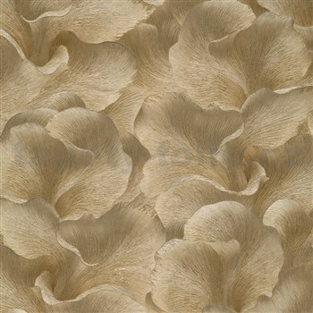 Vliesové tapety na zeď GMK Fashion for walls  5 florání vzor metalicky zlatý