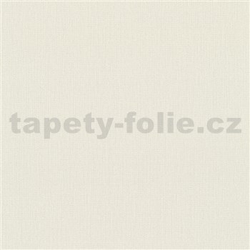 Vliesové tapety na zeď GMK Fashion for walls  5 textilní struktura krémově bílá