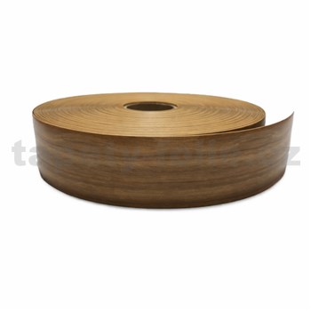 Podlahová lemovka z PVC samolepící ořech světle hnědý 5,3 cm x 30 m